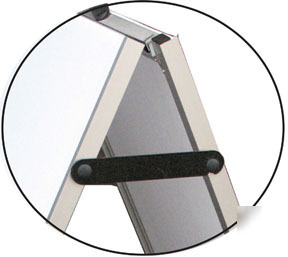 Aluminum a frame signboard dry erase sidewalk 24 x 36
