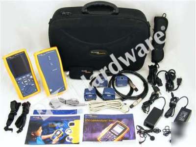 Fluke dtx-1800 cable analyzer tester CAT5 CAT6 