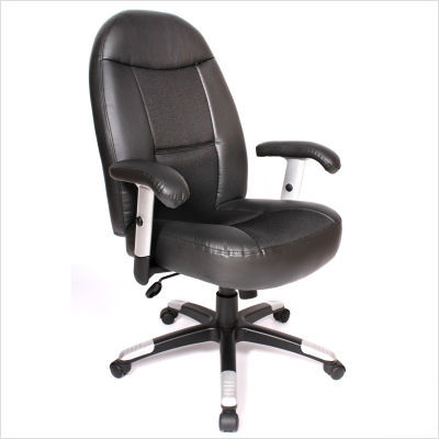 Leather and mesh nightwind executive chair