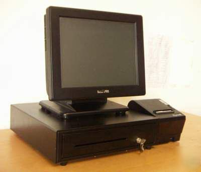 New complete retail touch screen pos system bundle 