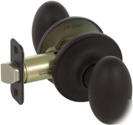 New oil rubbed bronze privacy egg shaped door knob