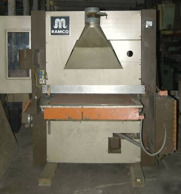 Ramco 37T woodworking widebelt sander 30 hp single head