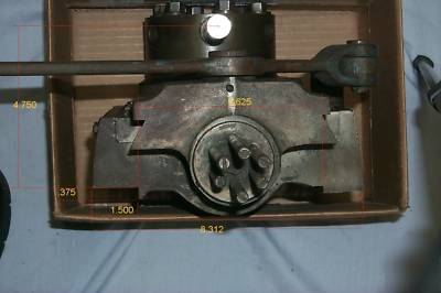 Six position lathe tail turret