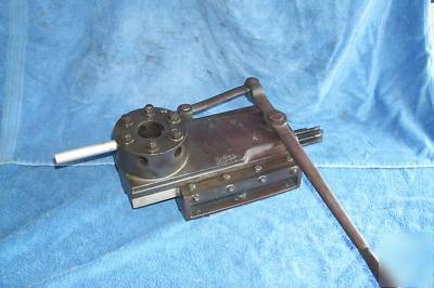 Six position lathe tail turret
