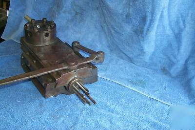 Six position lathe tail turret
