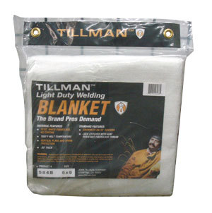 Tillman welding blanket 18OZ standard duty - size:6'X6'