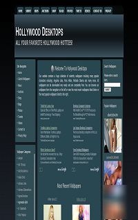 Hollywooddesktops.com wallpaper website and domain
