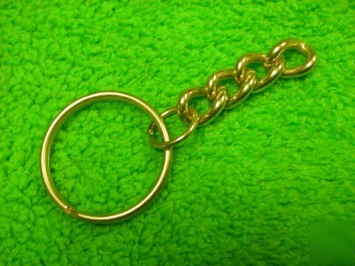 1,000 brass split key ring key chain assembly part 7/8
