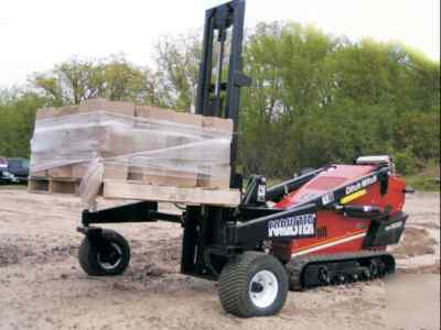 Mini skid steer hydraulic forklift attachment