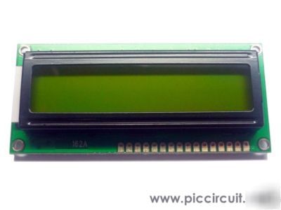 2X16 lcd display (yellow backlight)