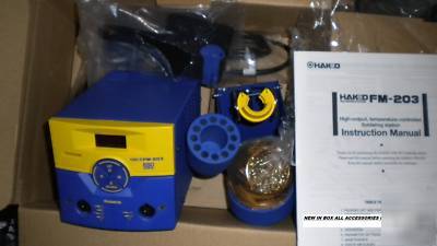 Hakko FM203 double port soldering fm-203 2 tips incl 