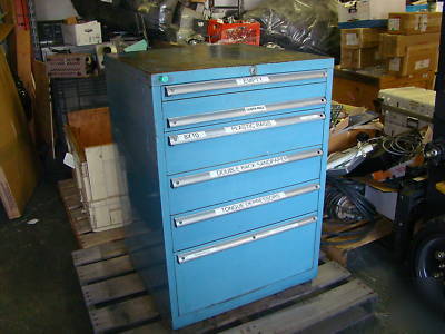Lista 5 drawer tool storage cabinet workbench height