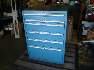 Lista 5 drawer tool storage cabinet workbench height