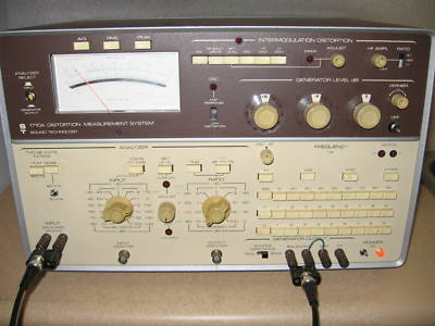Sound technology 1710A distortion measurement system