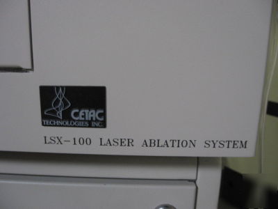 Cetac lsx-100 laser ablation system: complete, working