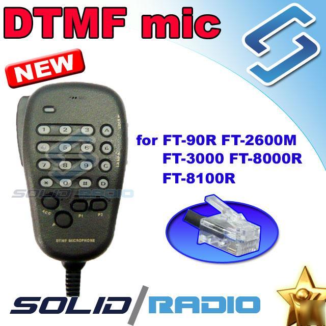 Dtmf speaker mic for yaesu ft-8000R ft-8100R mh-36B6J