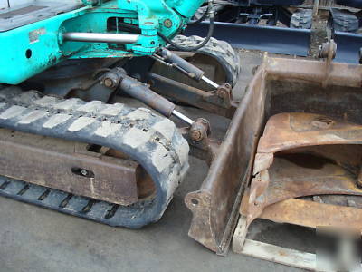 Ihi 55J 5.5 ton mini excavator cab & 3 buckets
