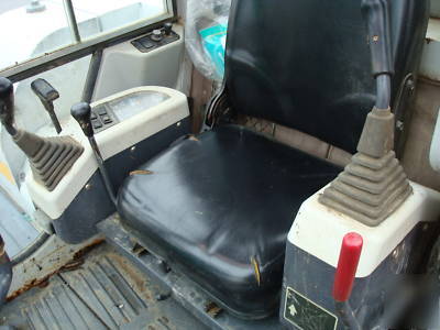 Ihi 55J 5.5 ton mini excavator cab & 3 buckets