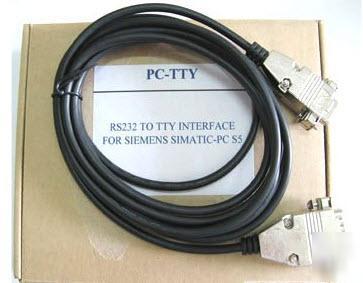 Siemens S5 plc programming cable for pc-tty