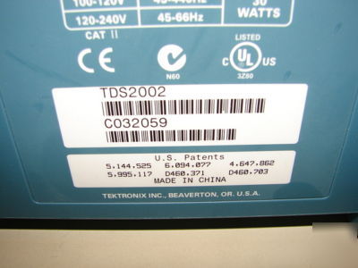 Tektronix tds 2002 digital oscilloscope excellent value