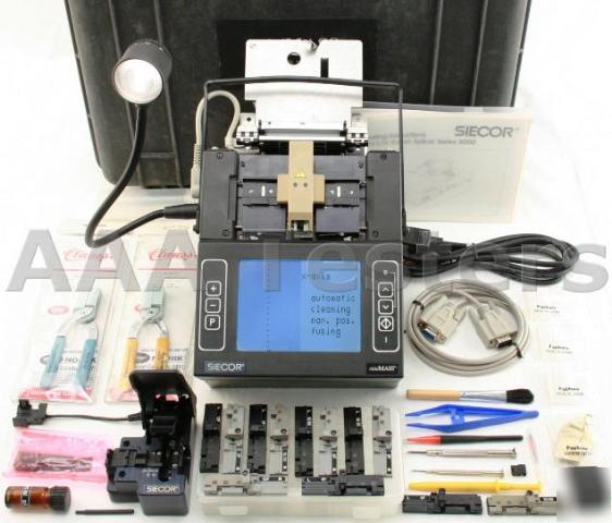 Siecor corning minimass 5000 fusion splicer w/ cleaver