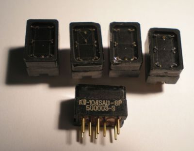 Lot, 5 vintage Â pinlite/minitron display chips, nixie 