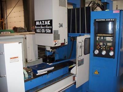 Mazak VQC2050B 3 axis cnc vertical machining center
