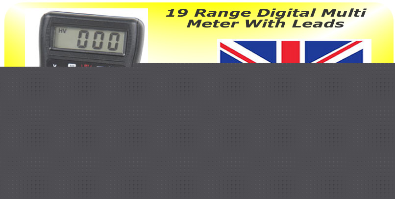 19 range digital multitester /transistor testor 600.035