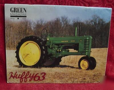 Green magazine john deere h tractor electric ride mower