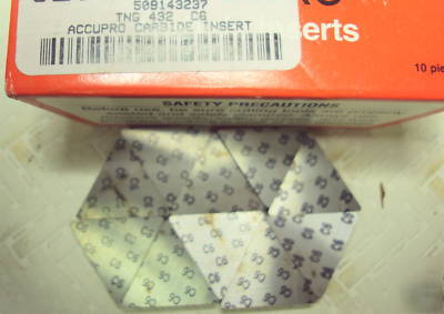 Precision TNG432 C6 carbide inserts msrp $110.00