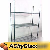 3 shelf commercial 60X24 dry storage utility rack