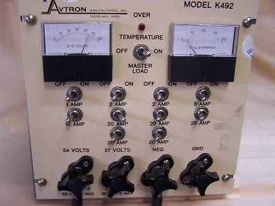 Avtron K492 120 amps @ 27/54VDC load bank