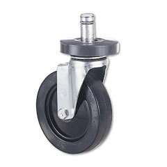 Safco caster kit for wire shelving four 5 rubber caste