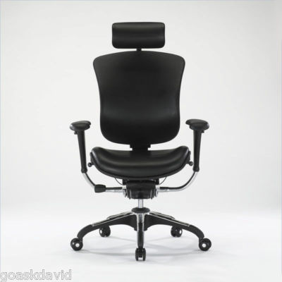 Studio rta gruga chairs airgo leather chair in black