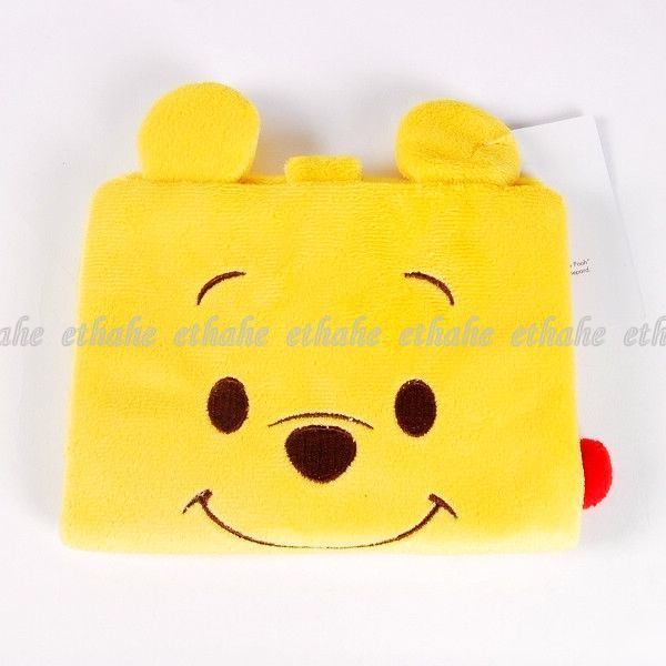 Winnie the pooh plush notebook notepad yellow amwi