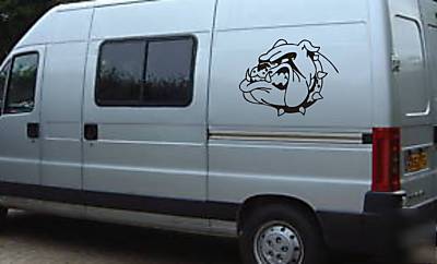 British bulldog huge van , truck , decal /sticker