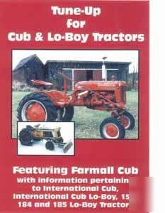 Farmall cub international tractor lo boy tune-up dvd