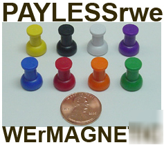 10 assorted colors thumbtack magnets N42