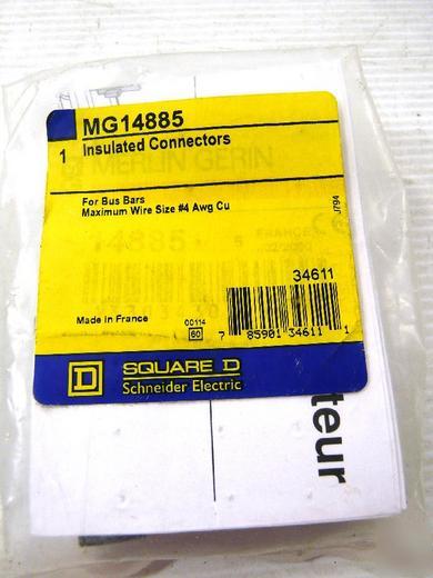 2 square d insulated connectors MG14885 bus bars 