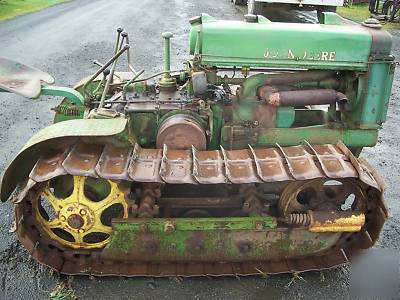 Bo lindeman john deere 1946 b crawler tractor dozer br