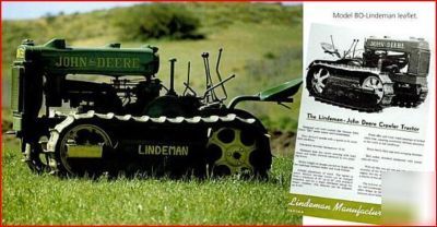 Bo lindeman john deere 1946 b crawler tractor dozer br