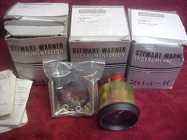 3 stewart warner 284-k elec. oil temp. thermometer (s) 