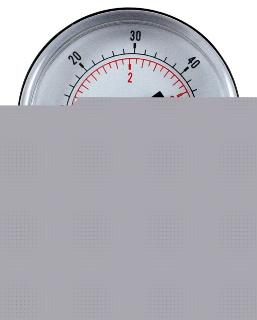 50MM pressure gauge base entry 0-60 psi air and oil