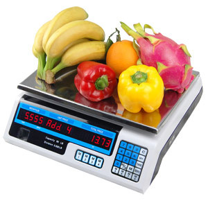 Electronic digital computing food price weight scale