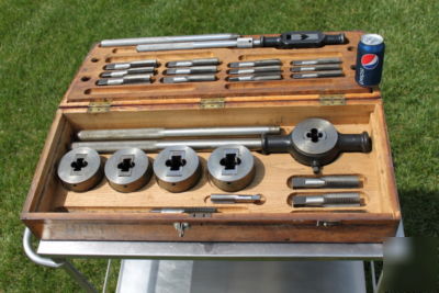 Huge little giant tap and die set plumber vintage nice 