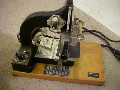 Kingsley hot foil 2-line stamping machine model M50