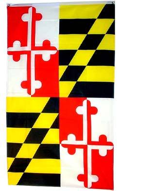 New large 2X3 maryland state flag us usa american flags
