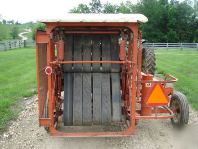 Allis chalmers rotobaler hay baler white top excellent 