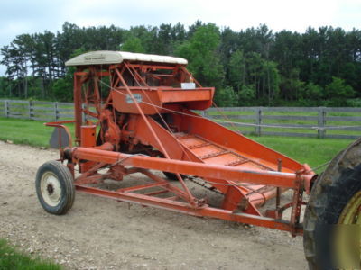 Allis chalmers rotobaler hay baler white top excellent 