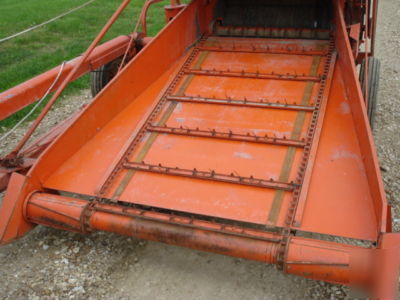 Allis chalmers rotobaler hay baler white top excellent 